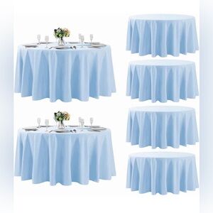 *READ DESCRIPTION* Set of 2 - 120” Round Table Cloths